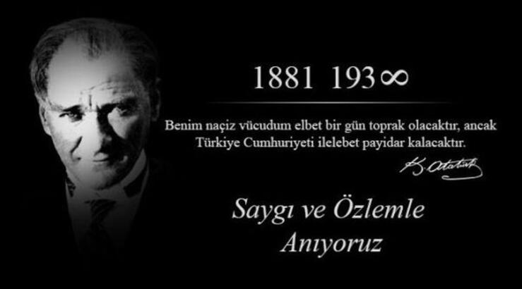 10 Kasım Atatürk’ü Anma Günü