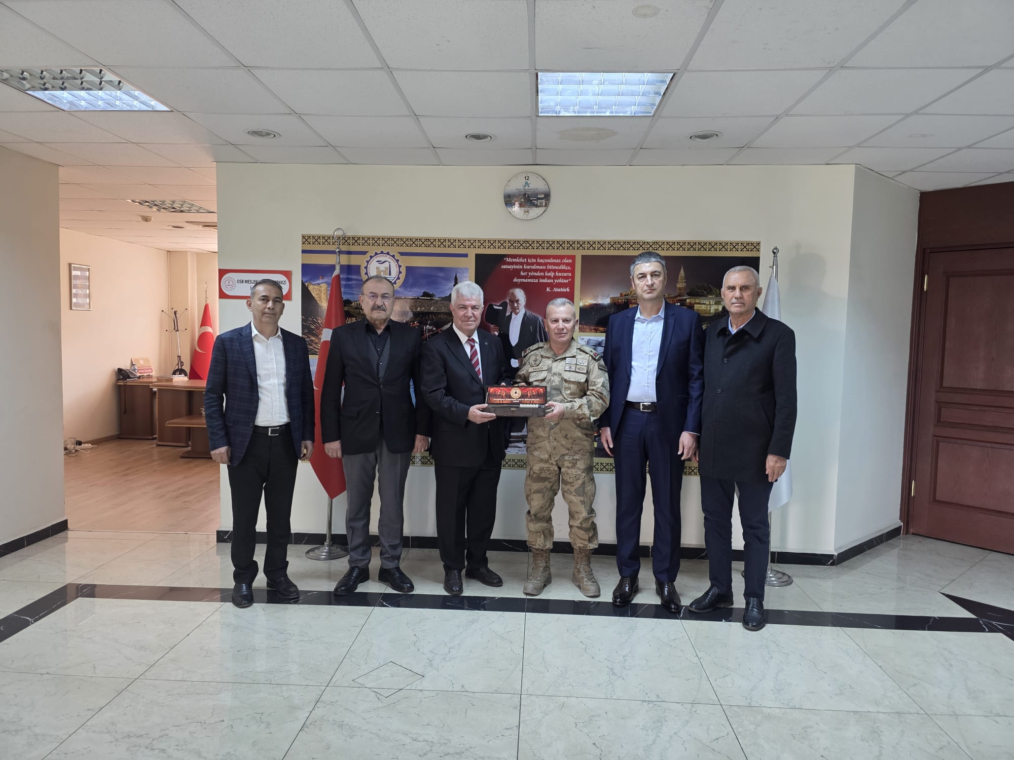 Jandarma Komando Tugay Komutanı Tuğgeneral Nejdet KARACA’dan OSB’mize Ziyaret