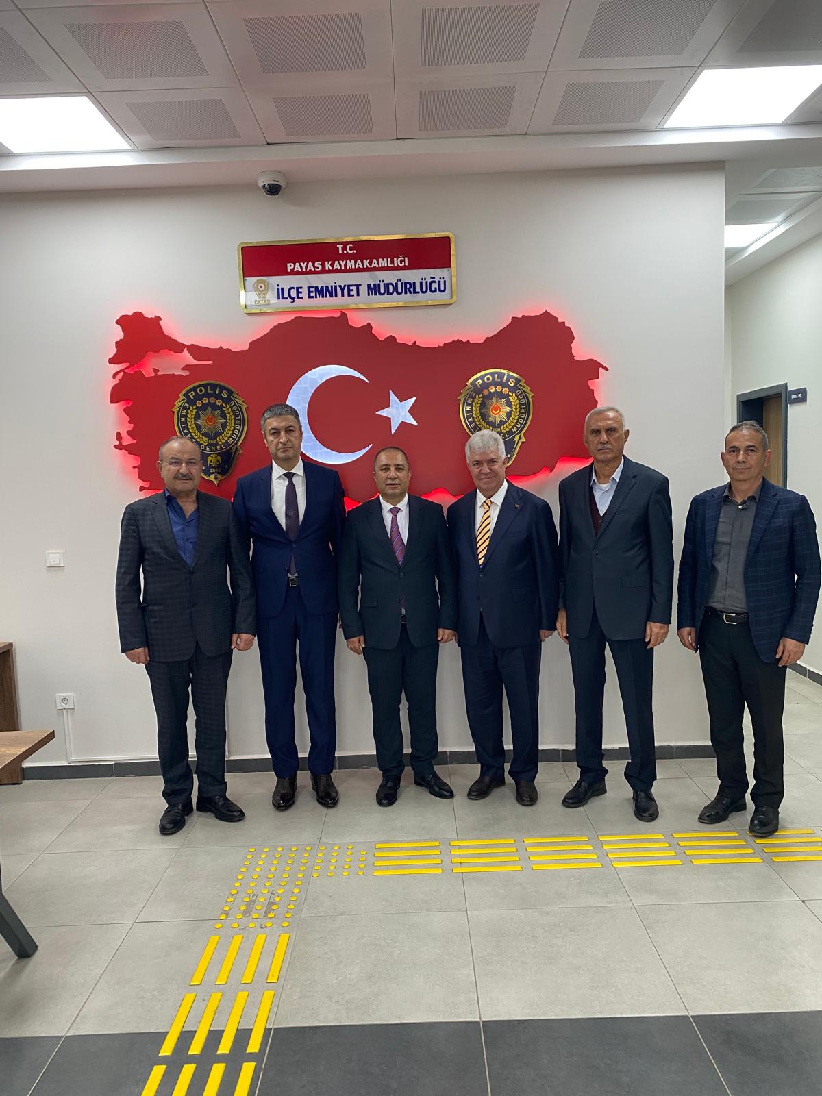 Yönetim Kurulumuzdan Payas İlçe Emniyet Müdürümüz Nejdet Ekici'ye Anlamlı Ziyaret